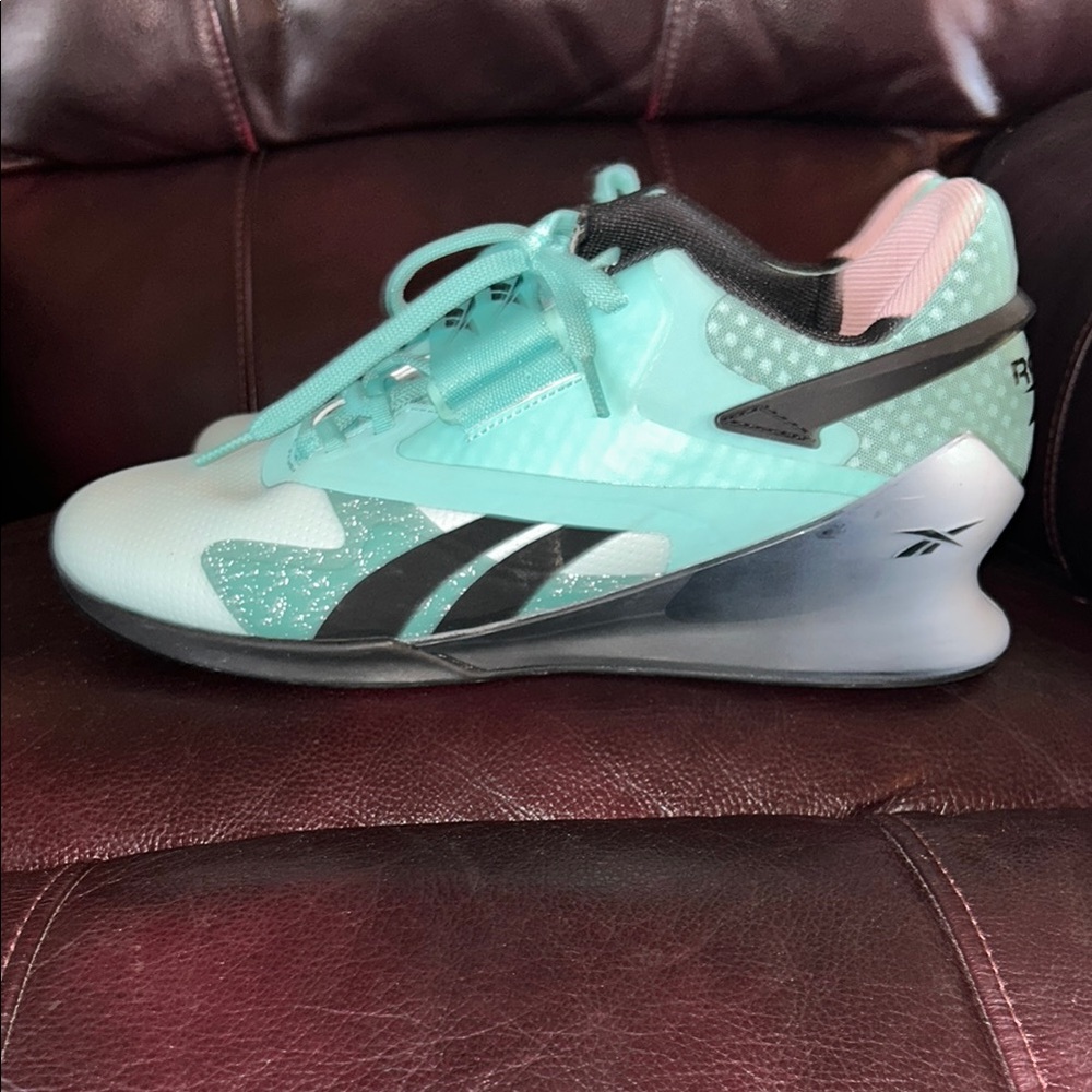 Reebok Mint Green weight lifter Shoes